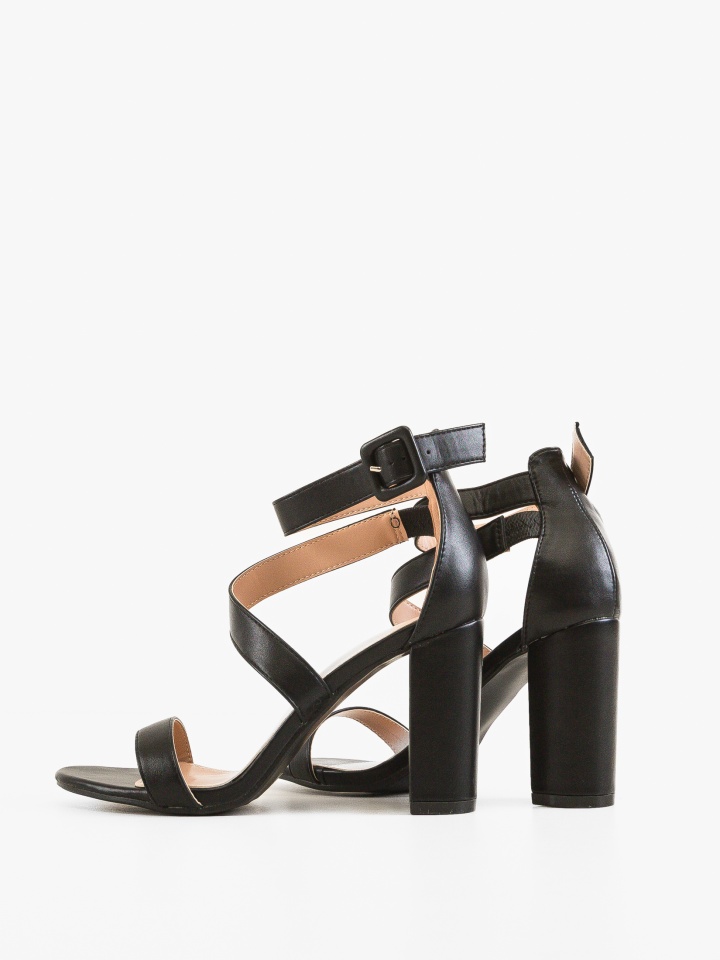 Sandale cu toc Beatrix Nude