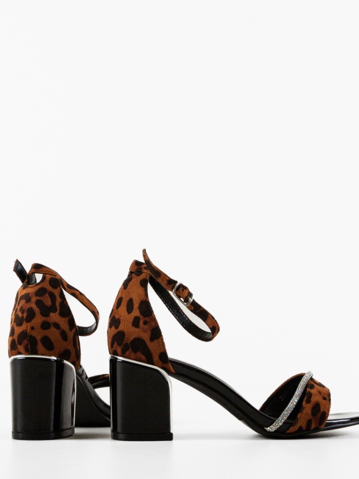 Sandale cu toc Lasgun Verzi