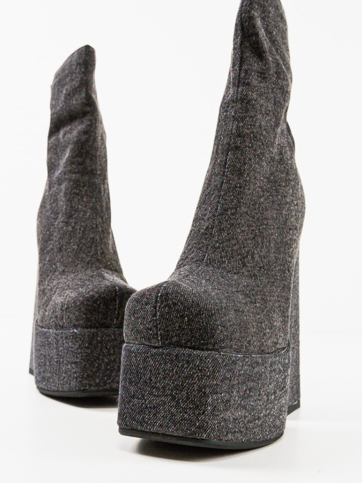 Botine dama Huron Albe