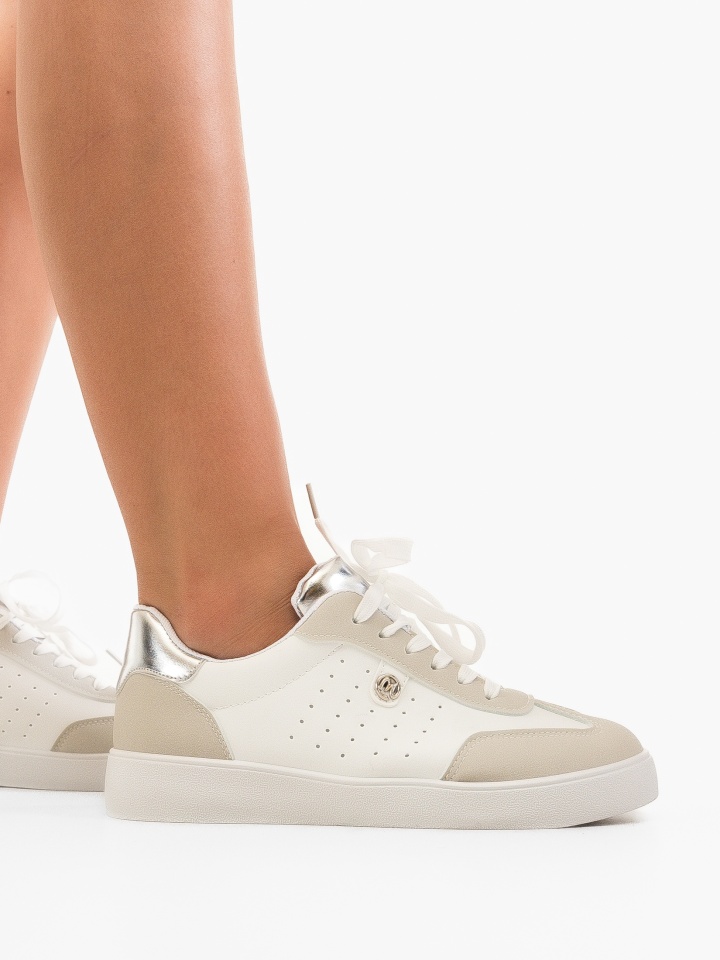 Pantofi Sport Rosa Argintii