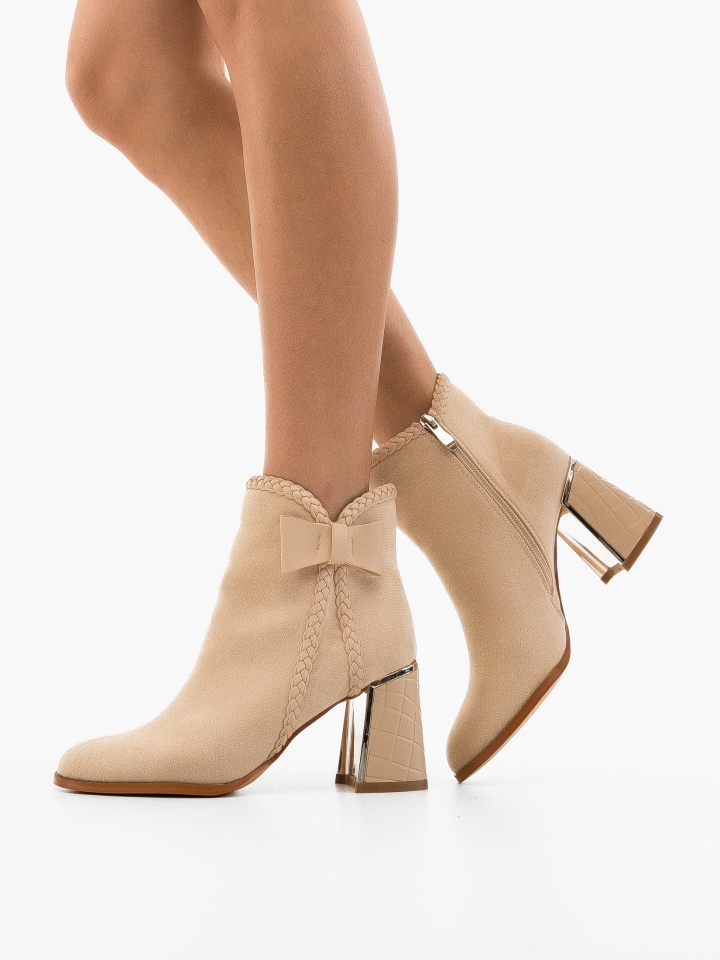 Botine dama Baian Bej