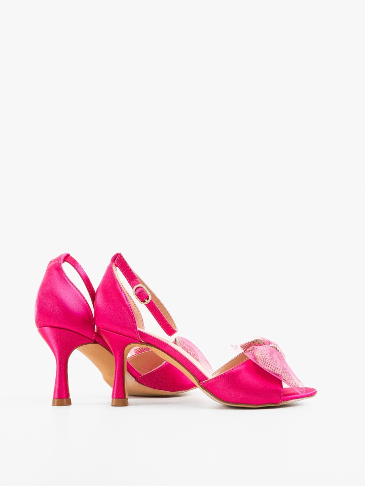 Sandale cu toc Ugrag Fuchsia