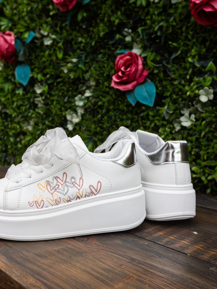 Sneakers dama Ilius Argintii