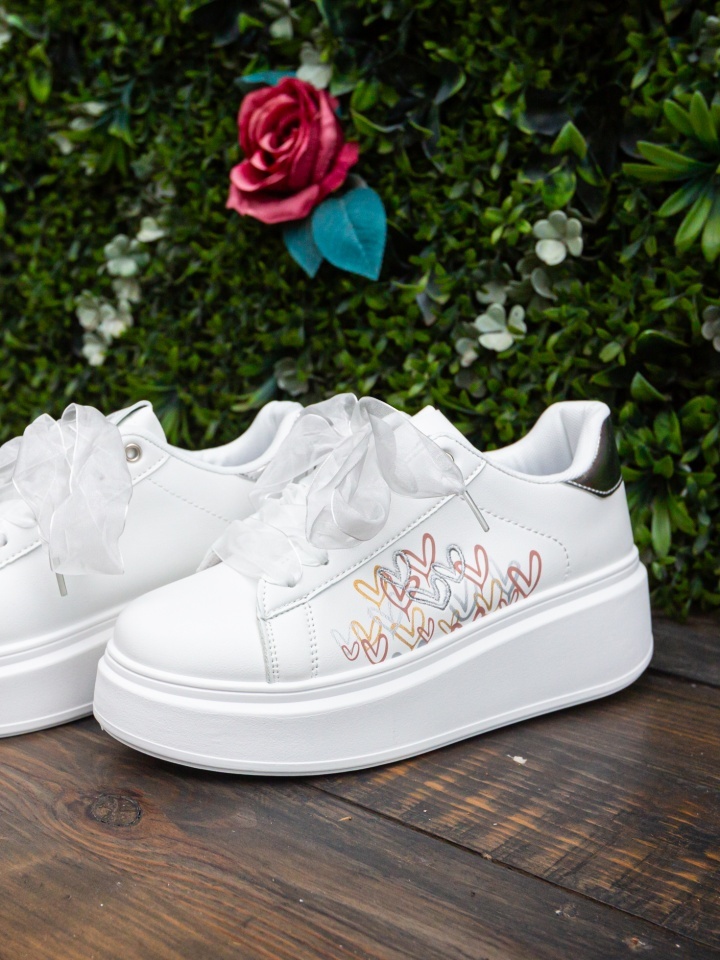 Sneakers dama Ilius Argintii