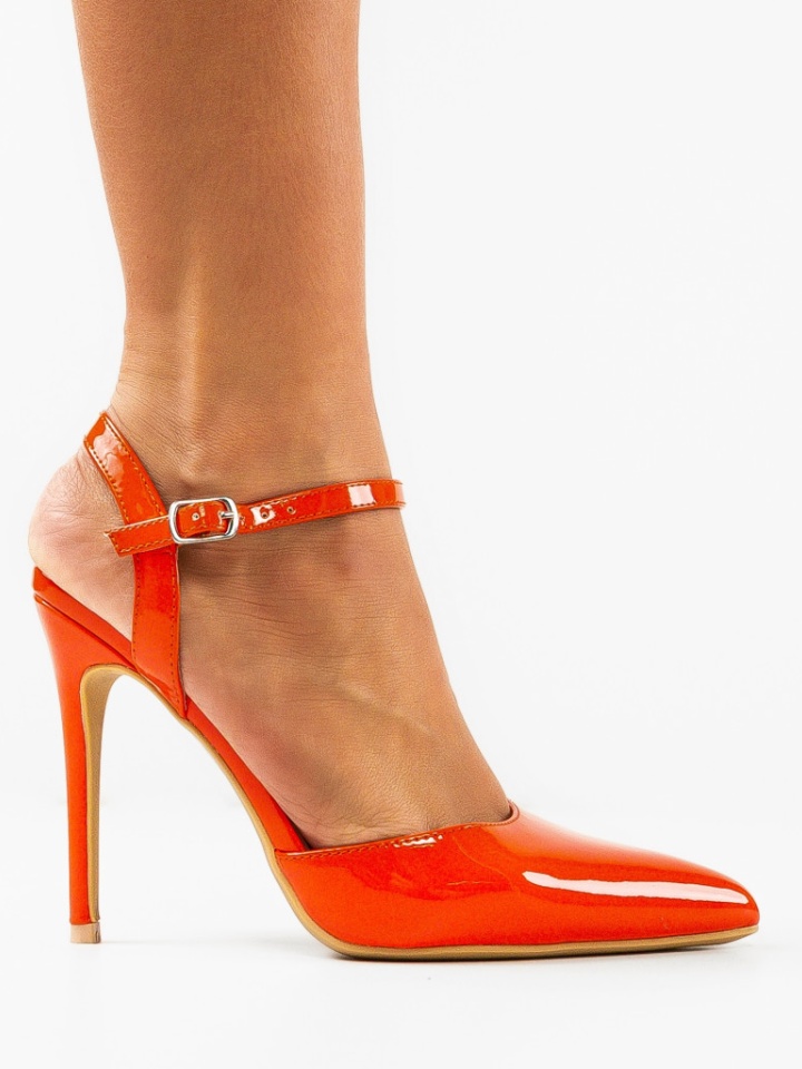 Pantofi cu toc Sambyal Albi