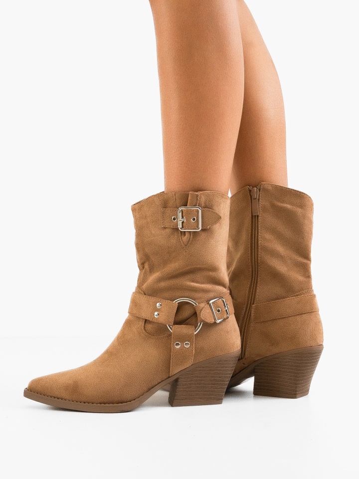 Botine dama Edwin Khaki