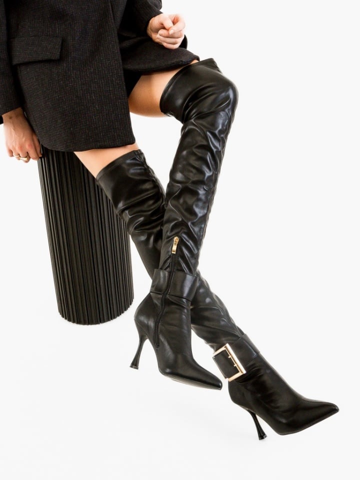 Cizme dama Solenne Bej