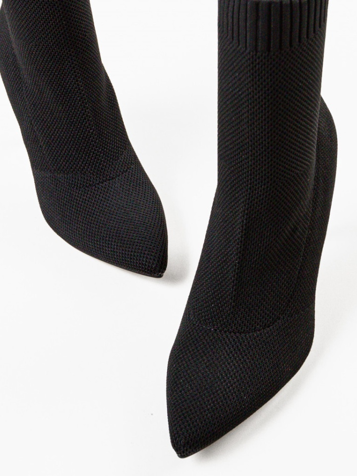 Botine dama Compton Negre