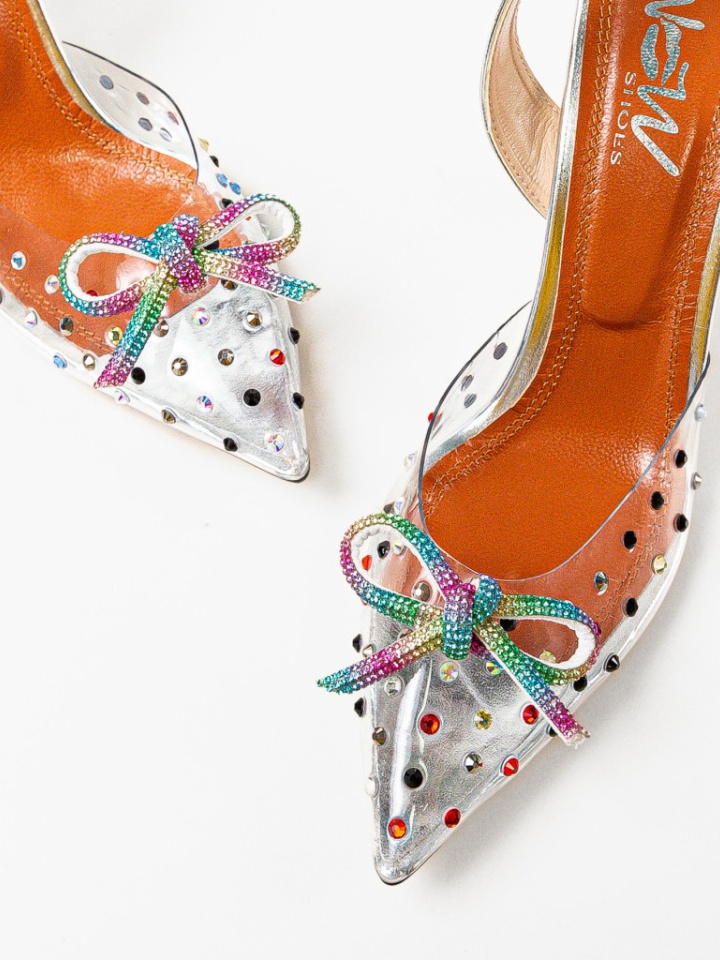 Pantofi dama Karambol Argintii