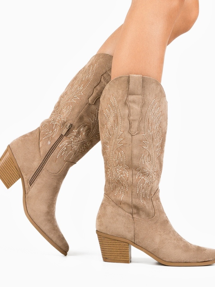 Cizme dama Chikelu Khaki