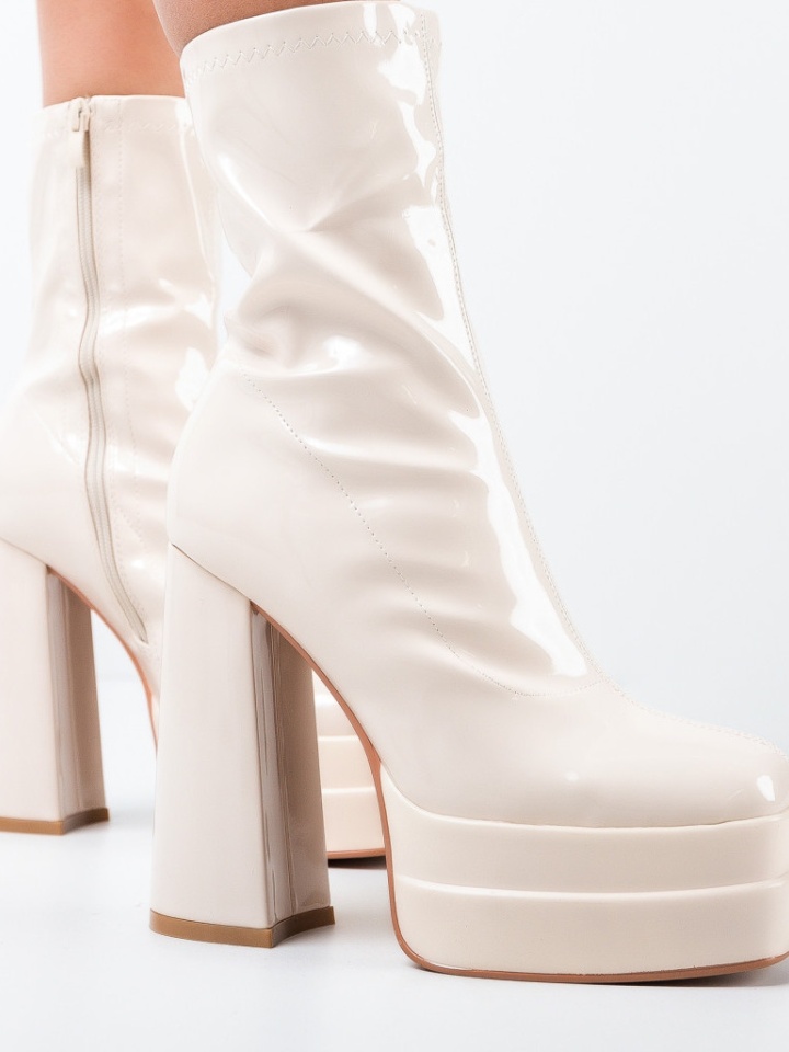 Botine dama Terra Bej