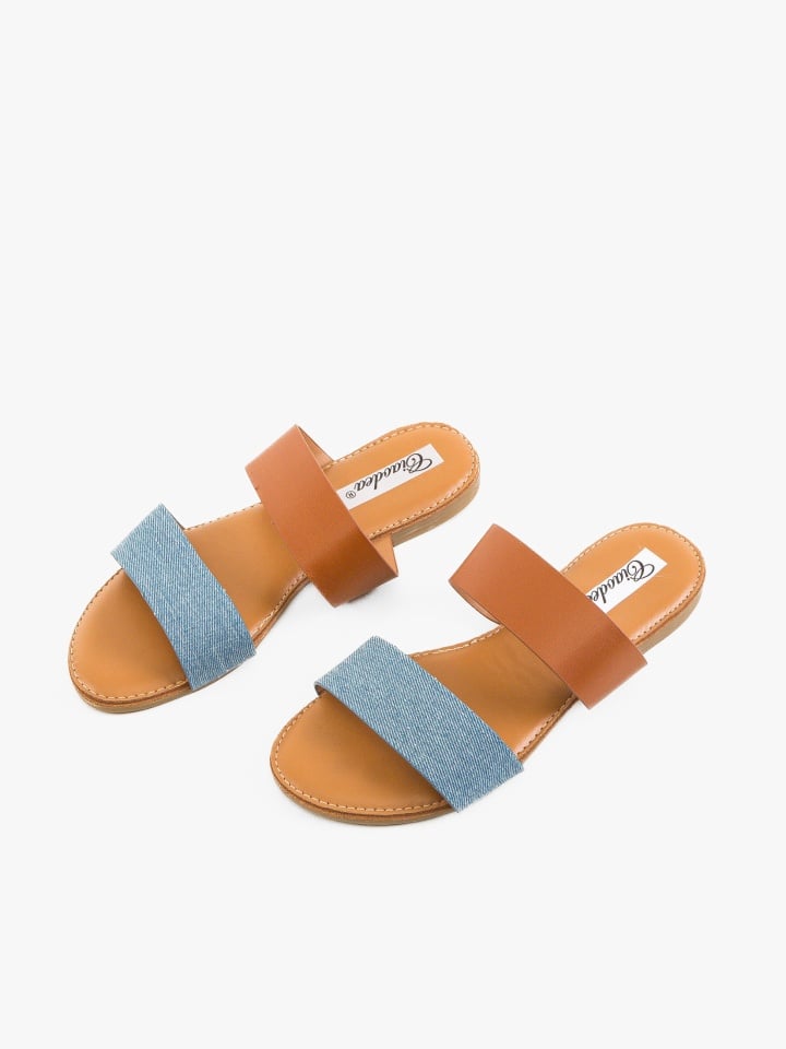 Papuci dama Leena Albastri