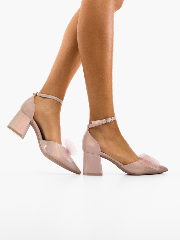 Pantofi cu toc Grandejira Argintii