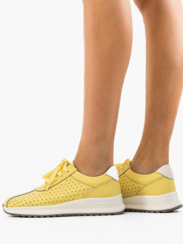 Pantofi Casual Kari Galbeni