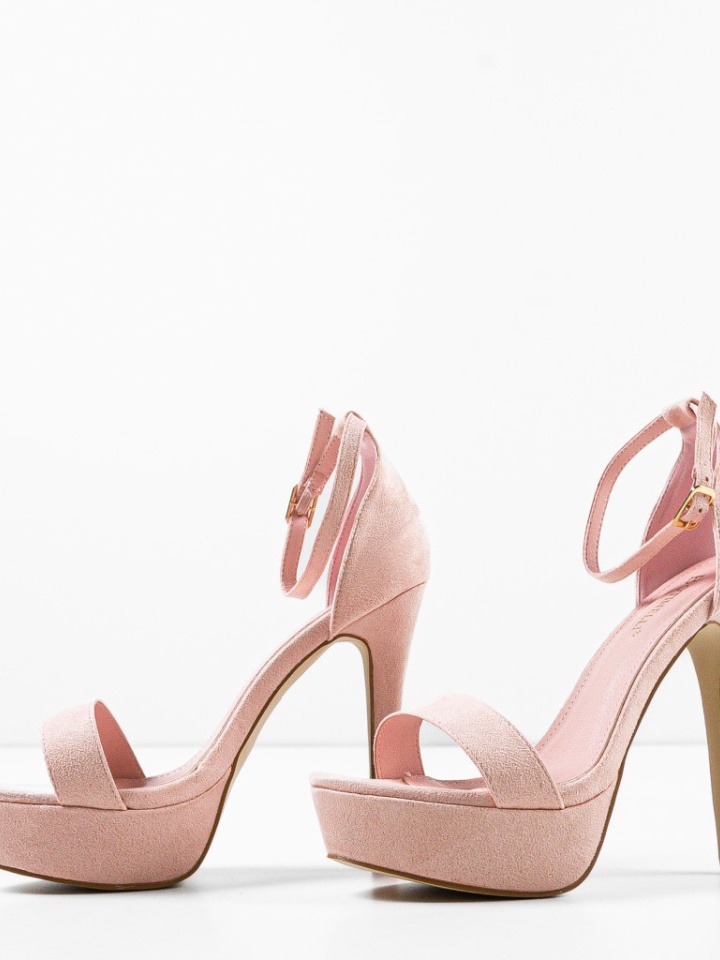 Sandale cu toc Olink Negre