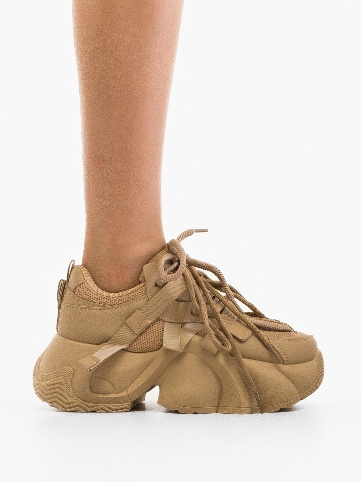 Sneakers dama Thild Bej