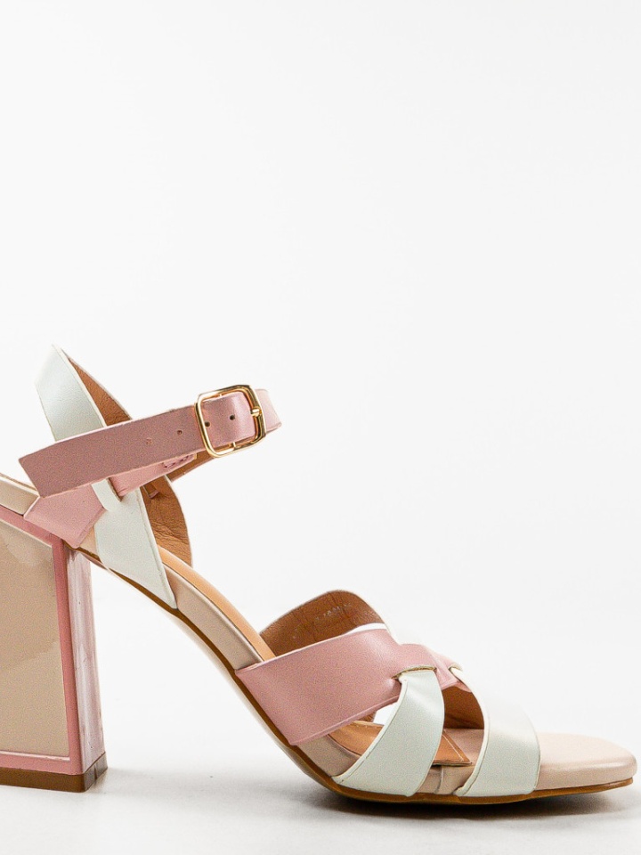 Sandale cu toc Demoph Negre