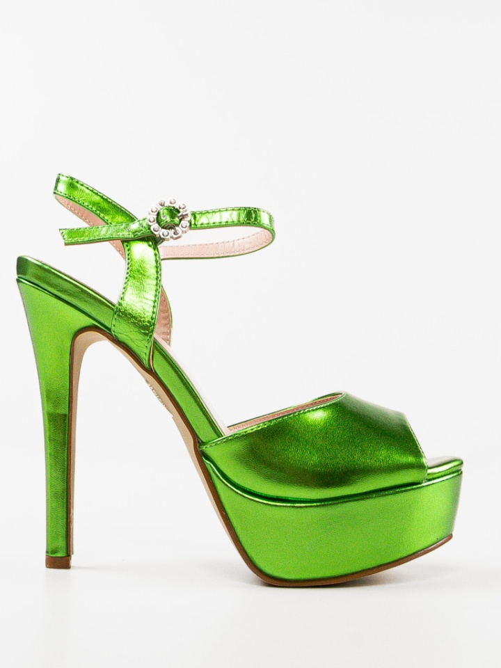 Sandale cu toc Moctez Negre