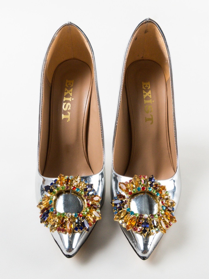 Pantofi dama Laha Argintii