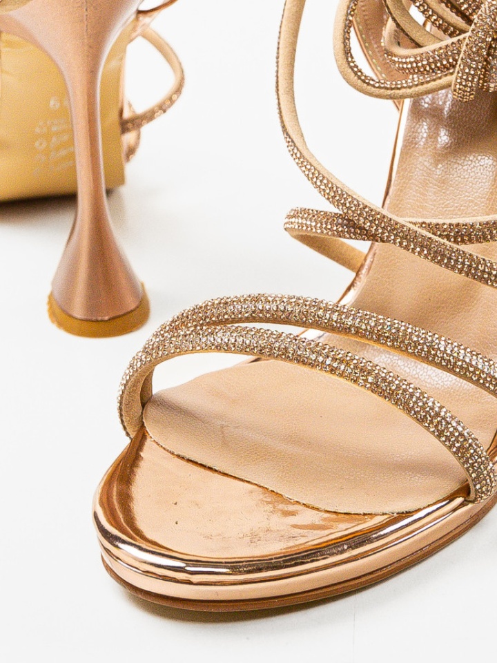 Sandale cu toc Geamelya Negri 2