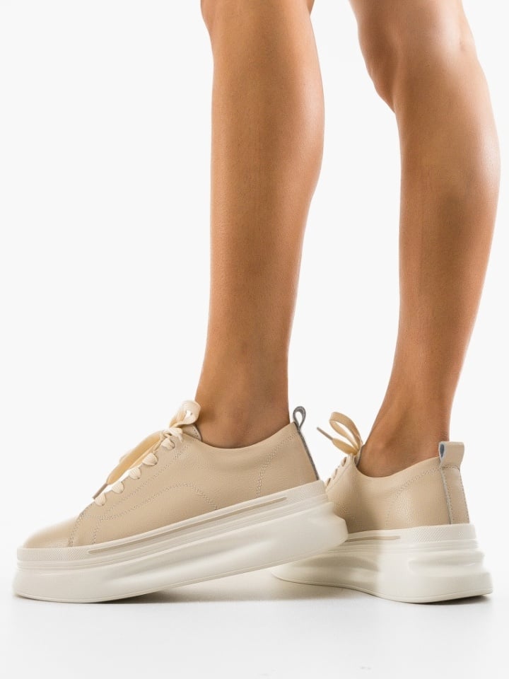 Sneakers dama Rowna Bej