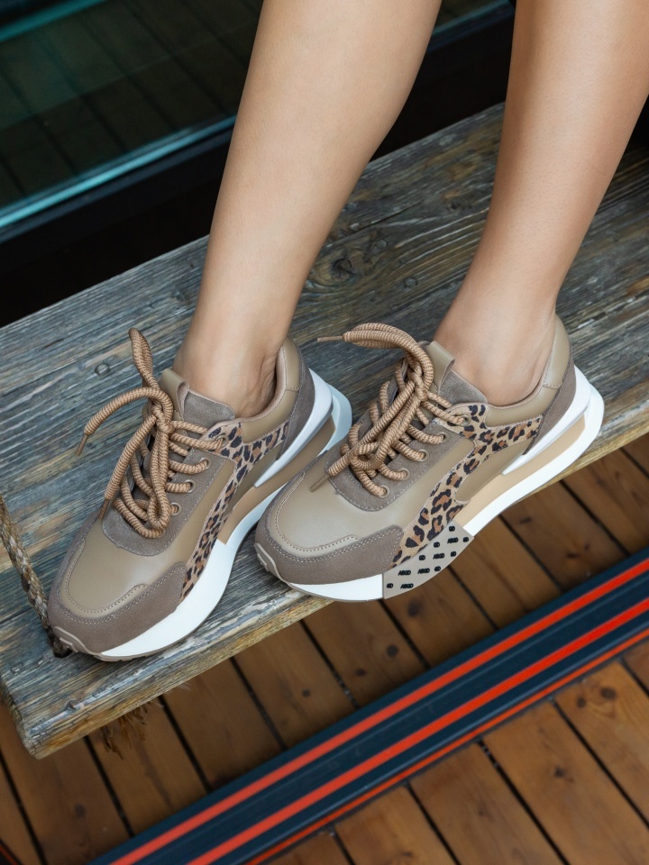 Sneakers dama Klery Khaki