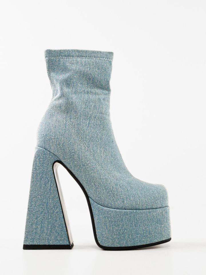 Botine dama Huron Albe