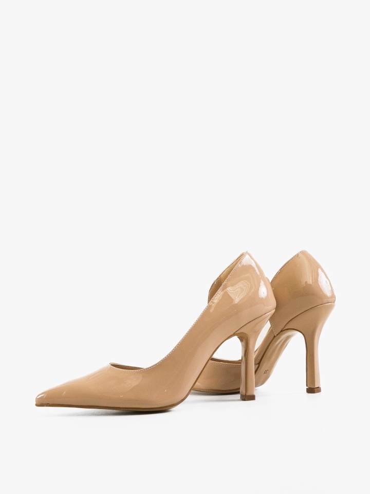 Pantofi stiletto dama Krol Bej 2