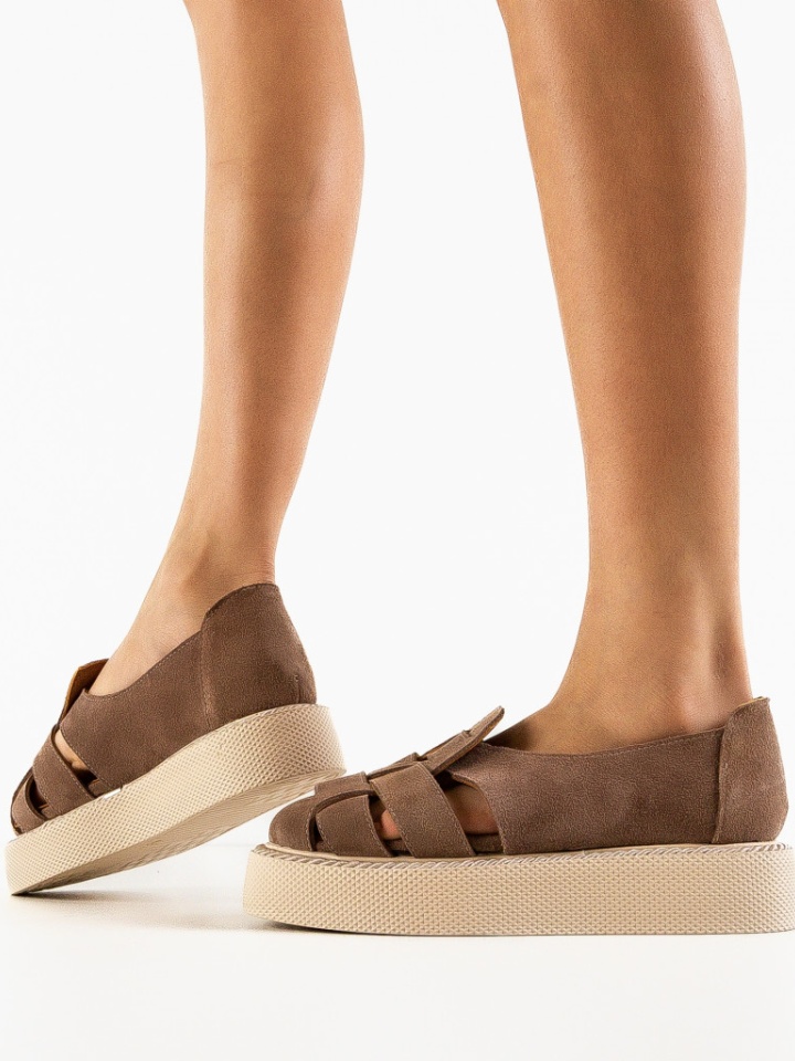 Pantofi Casual Anura Khaki