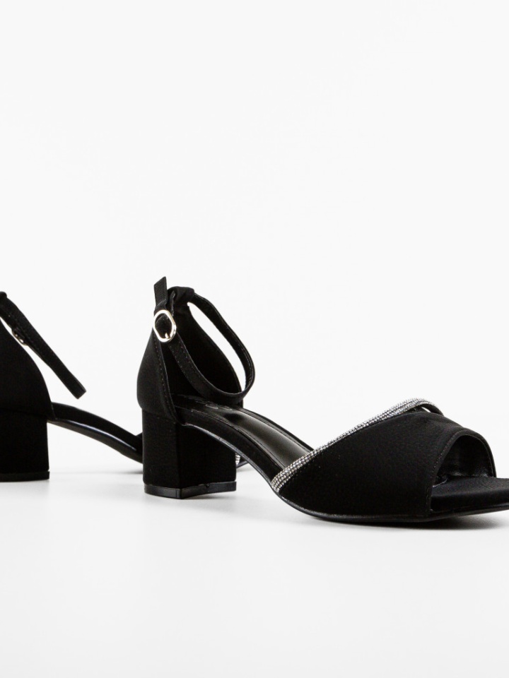 Sandale cu toc Acevedo Aurii