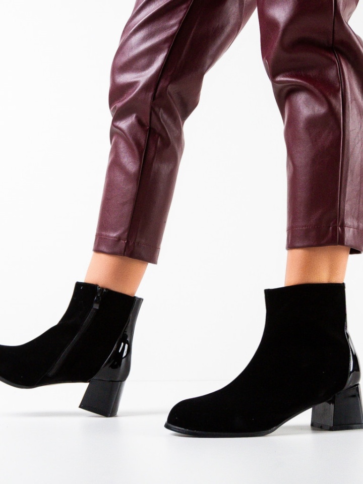 Botine dama Haaris Negre