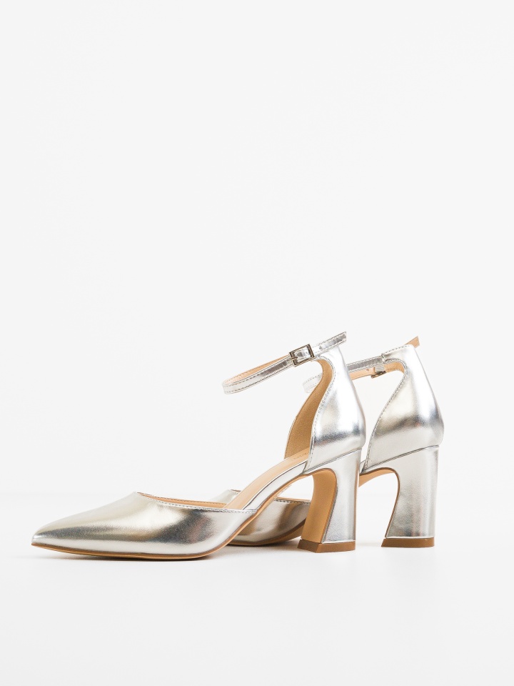 Pantofi dama Jeremy Argintii