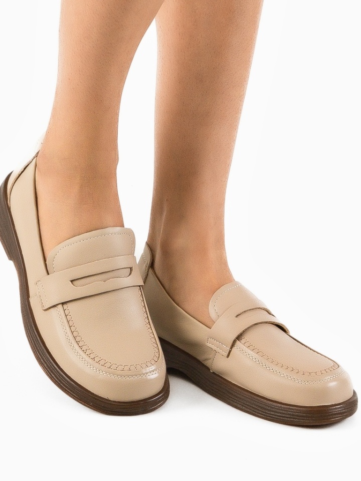 Pantofi Casual Byertes Bej