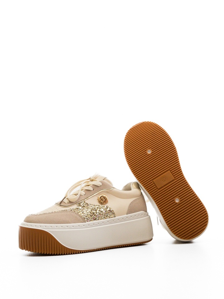 Sneakers dama Plouta Bej