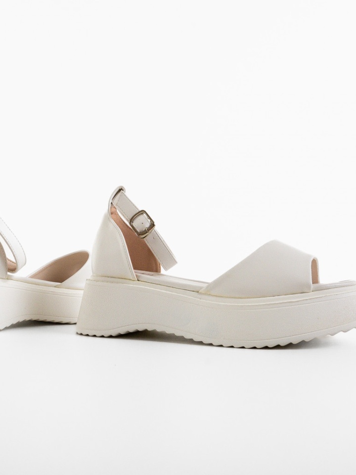 Sandale dama Scribe Albe