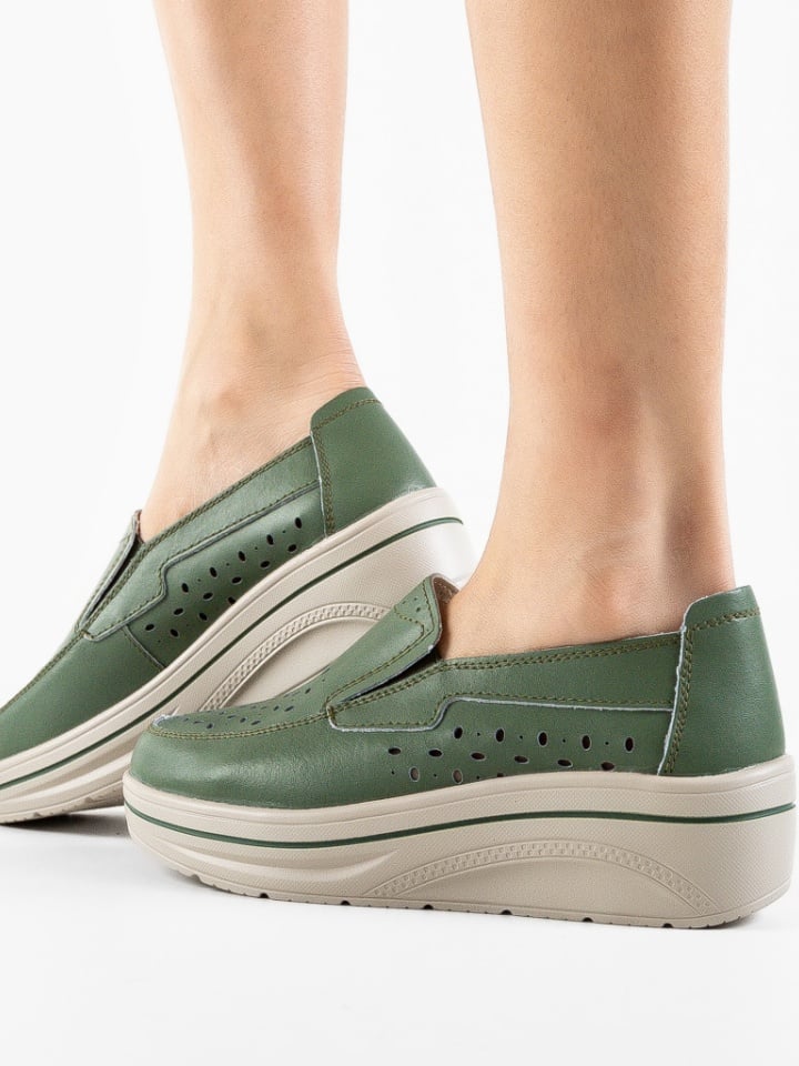 Pantofi Casual Olifram Verzi