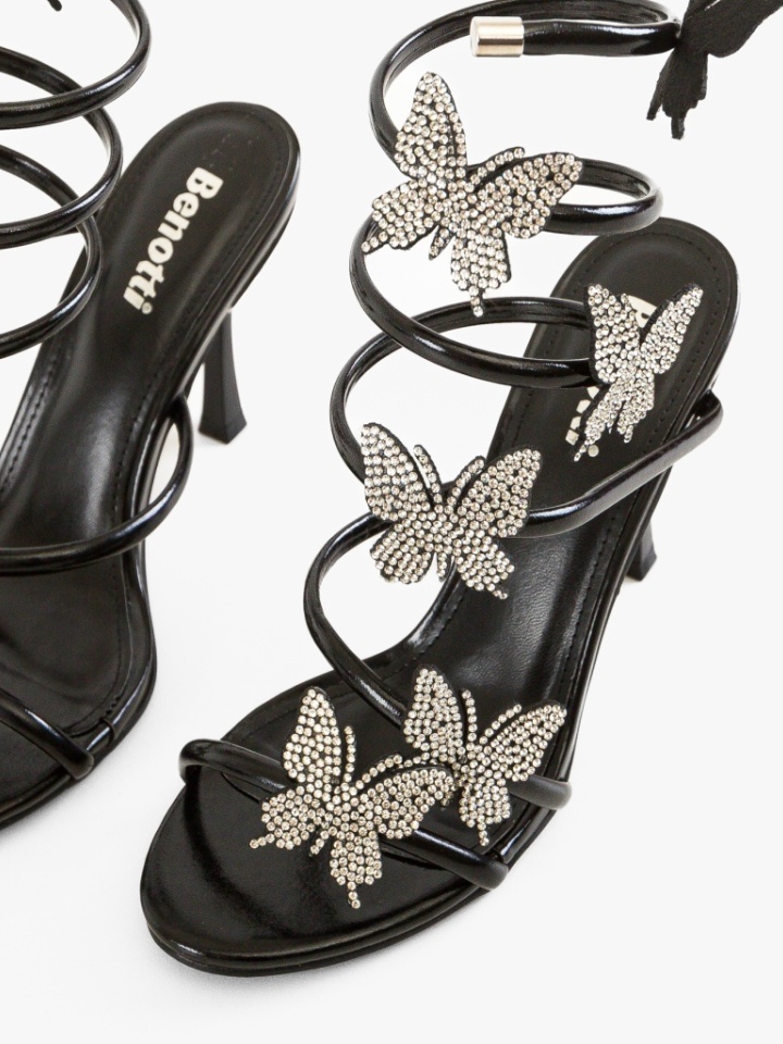 Sandale cu toc Marisa Argintii