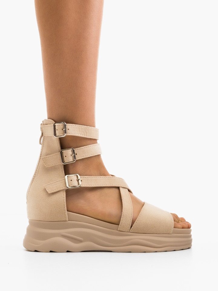 Sandale dama Almere Bej 2