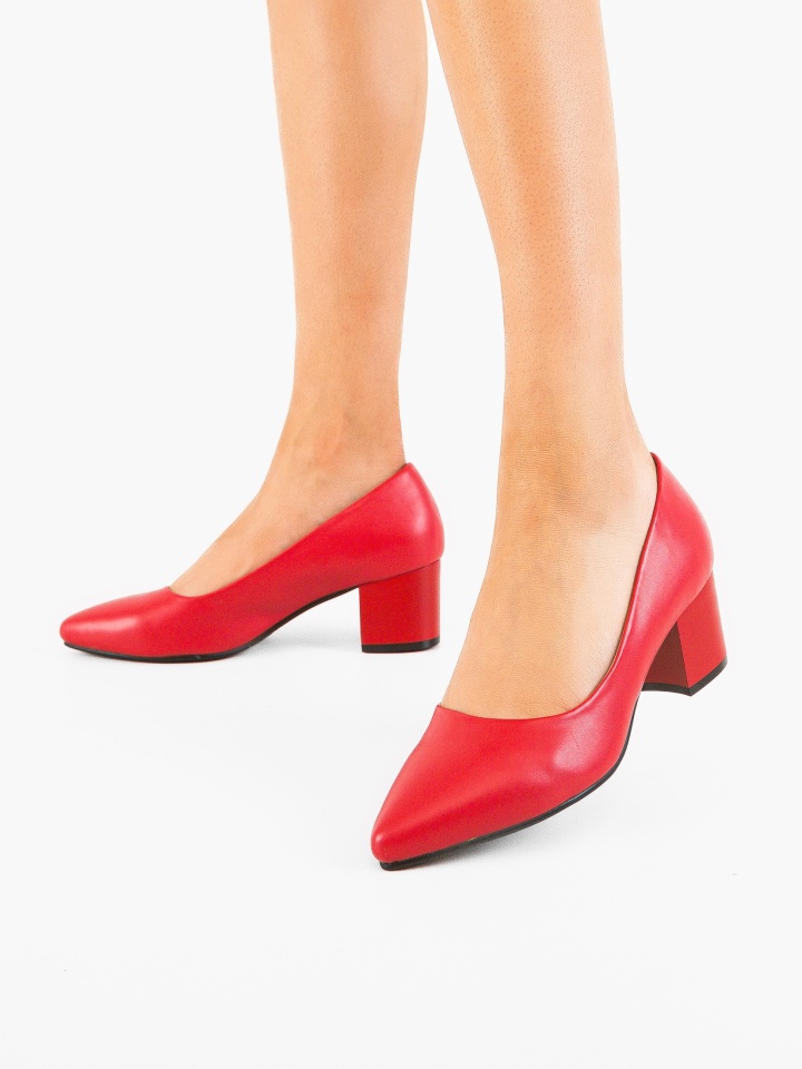 Pantofi dama Perkins Rosii