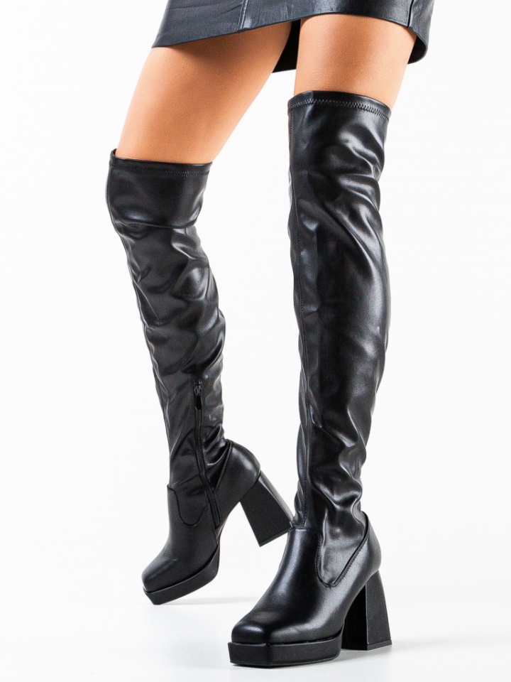 Cizme dama Rick Negre