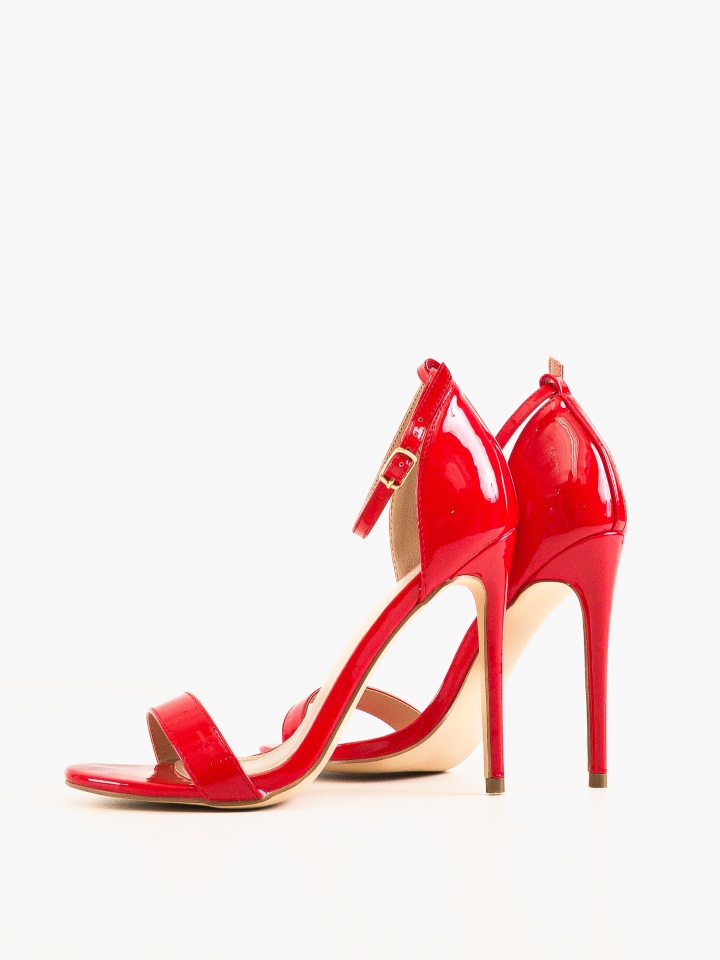 Sandale cu toc Perfect Bej