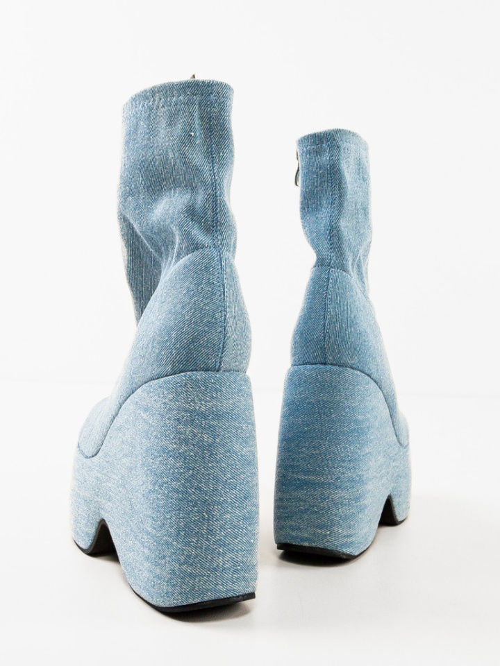 Botine dama Stelar Albastre 2