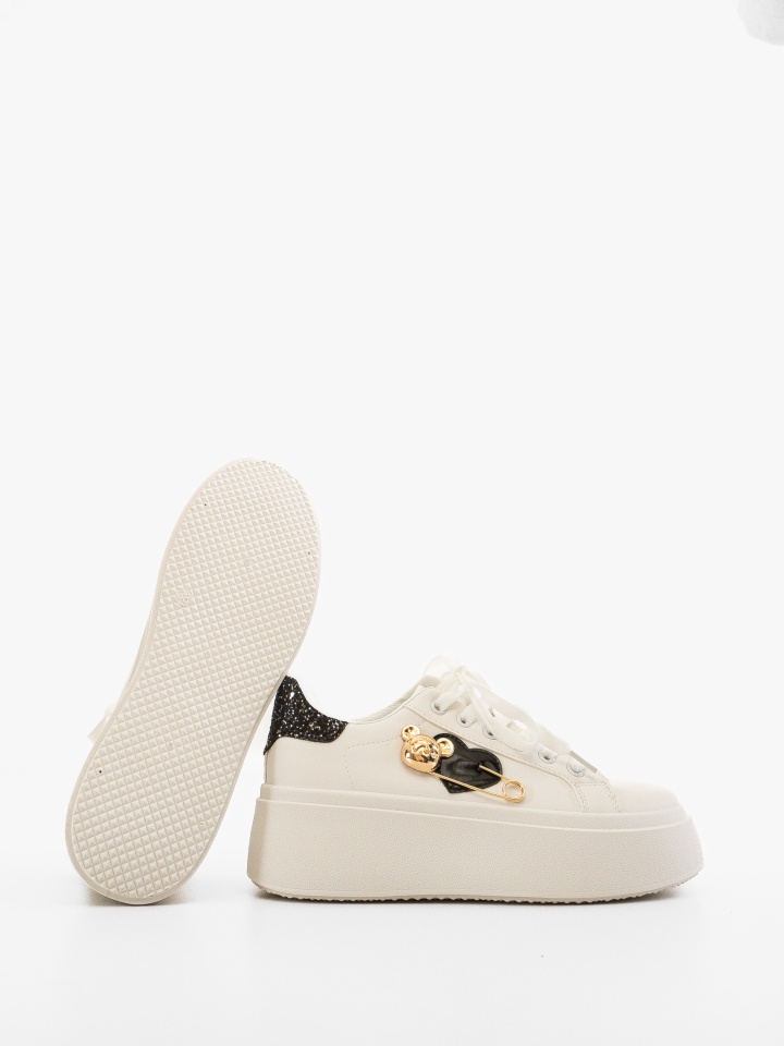 Sneakers dama Neela Argintii