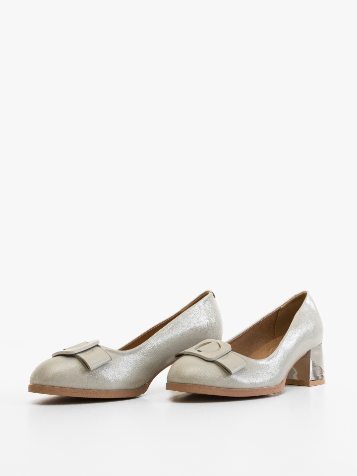 Pantofi dama Bushra Argintii