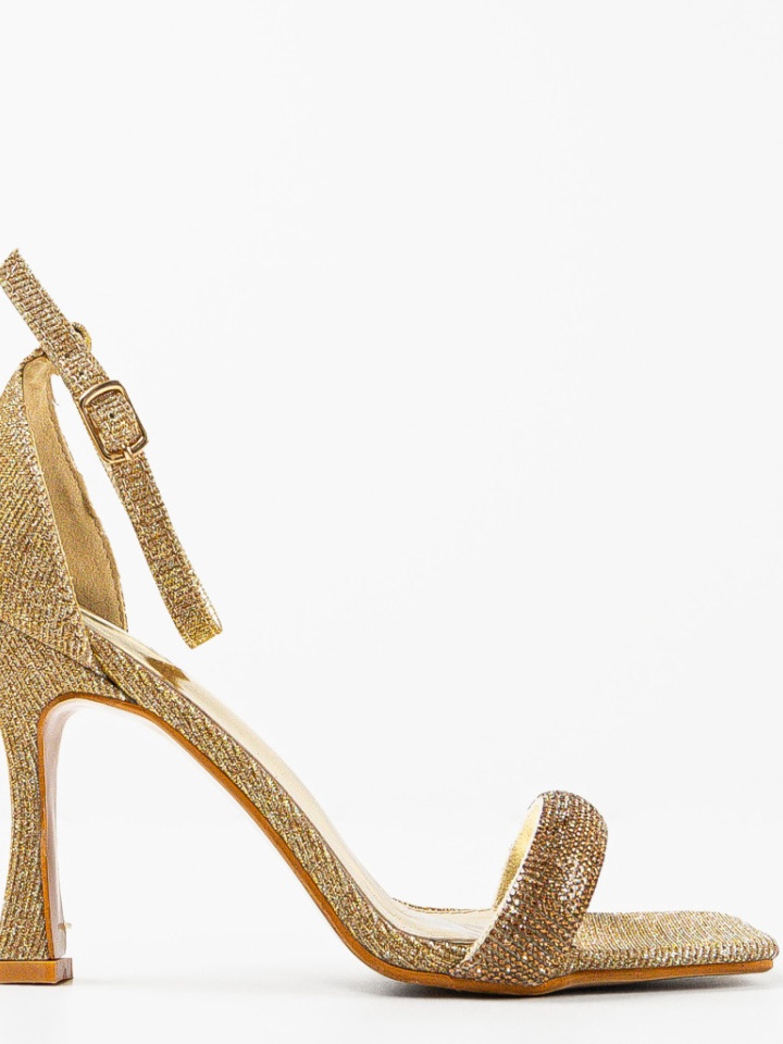 Sandale cu toc Nigella Negre