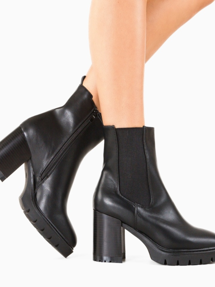 Botine dama Gideon Negre 2