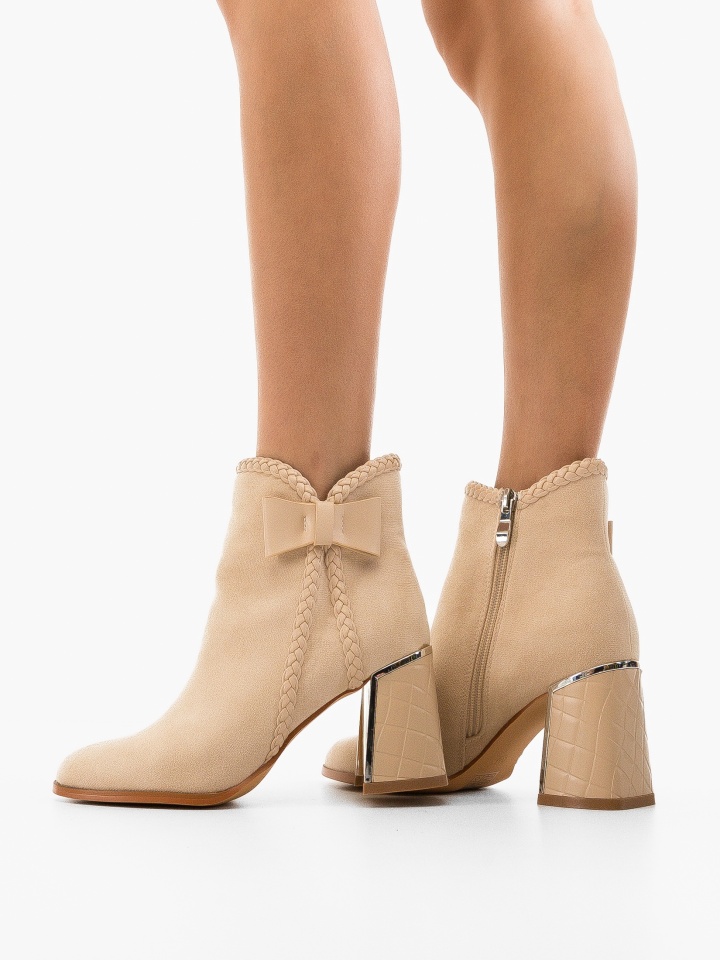 Botine dama Baian Bej