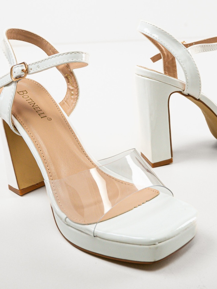 Sandale cu toc Ebaka Nude