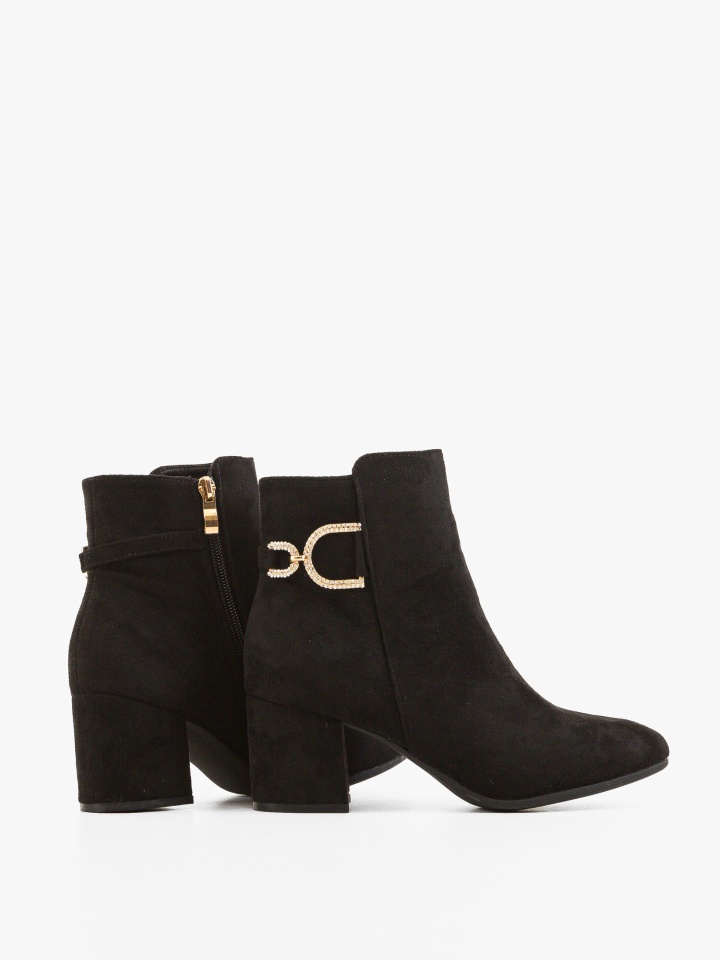 Botine dama Lana Negre