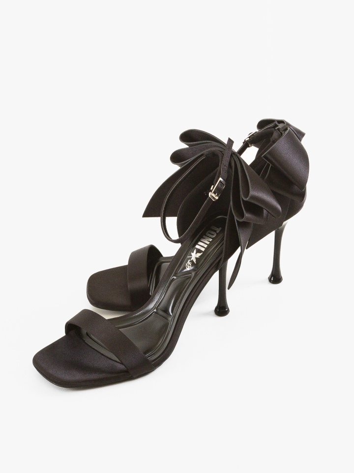 Sandale cu toc Raust Negre